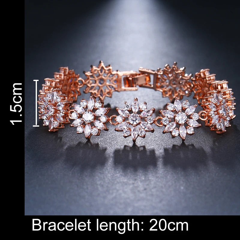 Brilliant Micro Paved Tiny CZ Crystal Bracelet