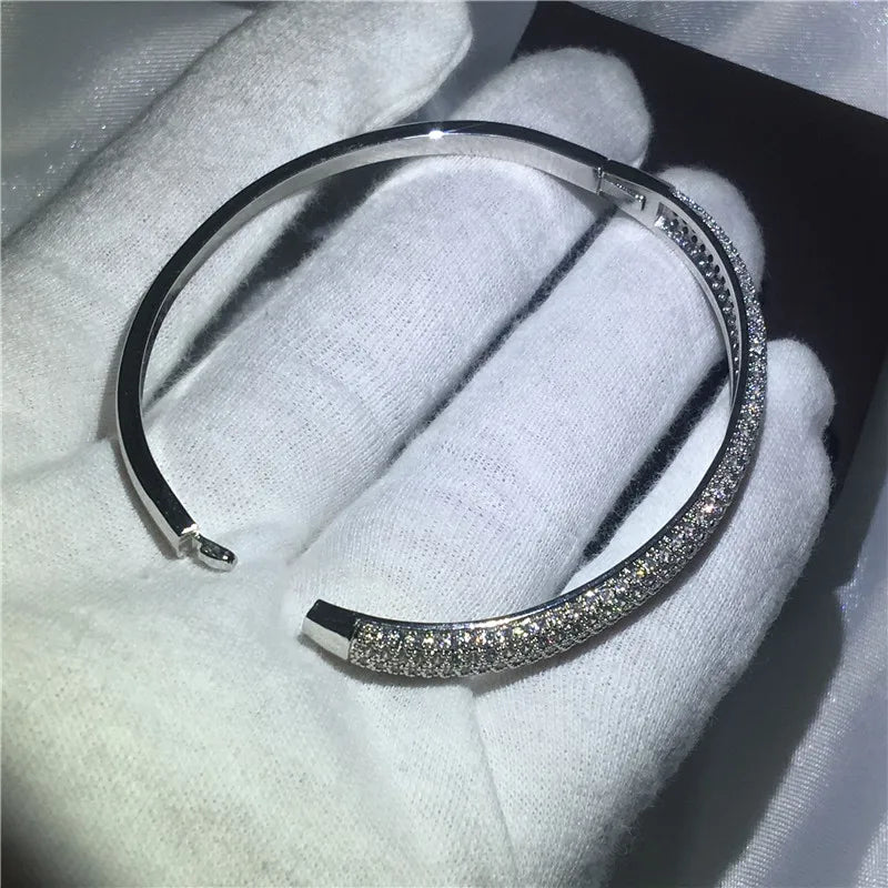 Luxury Pave Setting Cubic Zirconia Bangles