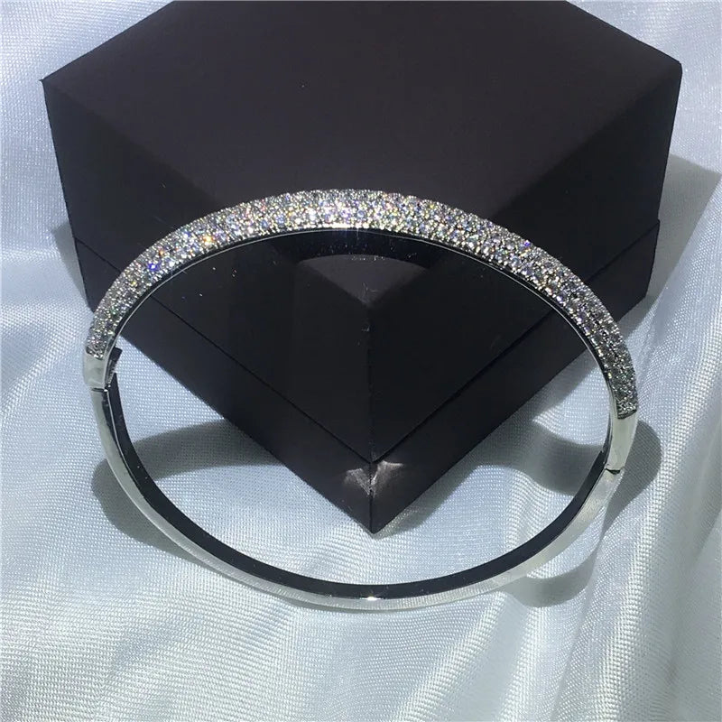 Luxury Pave Setting Cubic Zirconia Bangles