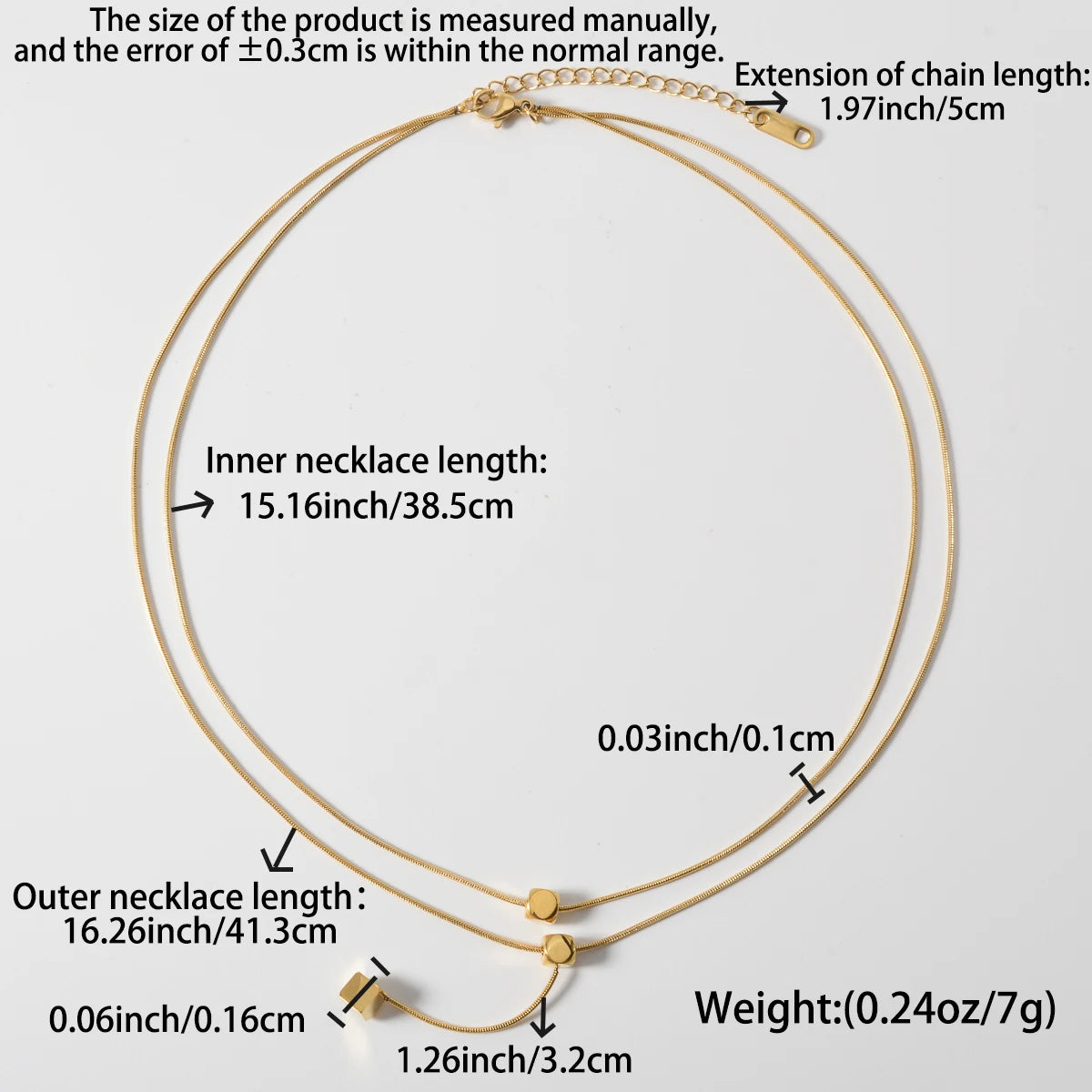 Chic Layered Gold Pendant Necklace