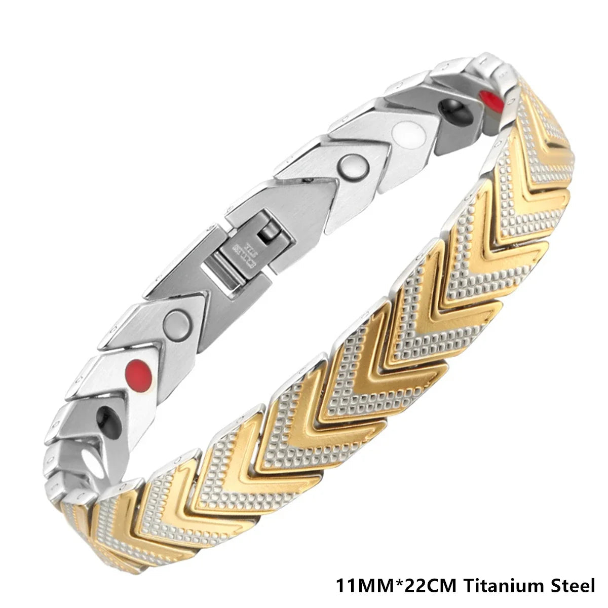 Stylish Titanium Stainless Steel Magnetic Bracelets