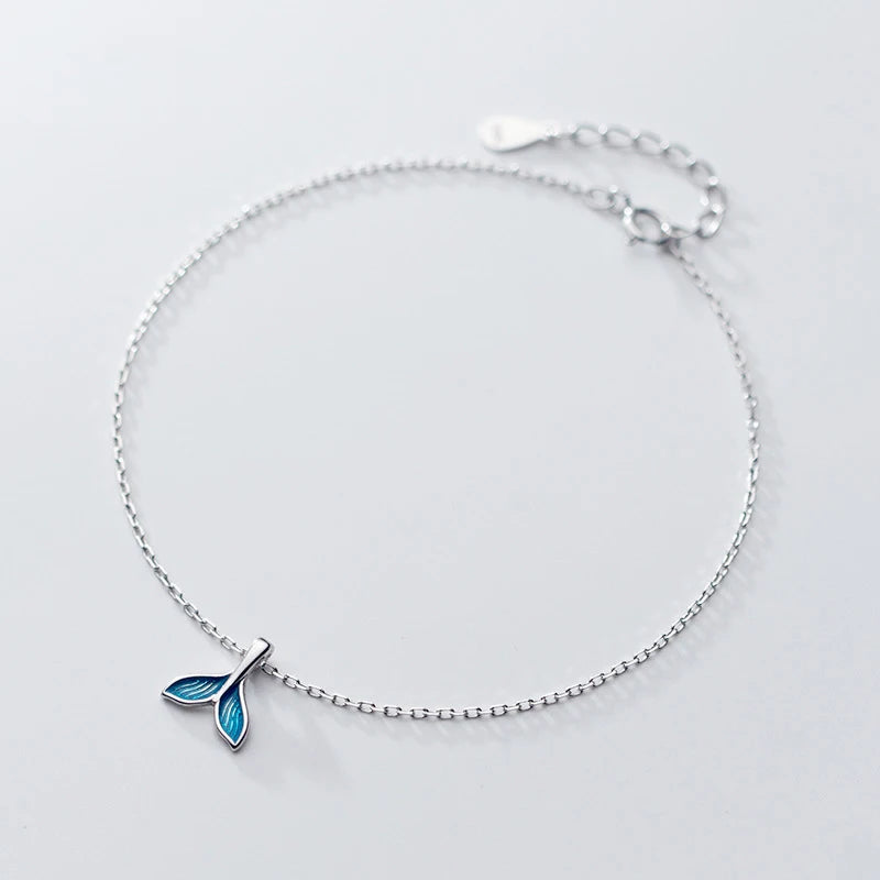Minimalist Mermaid Tail Anklet