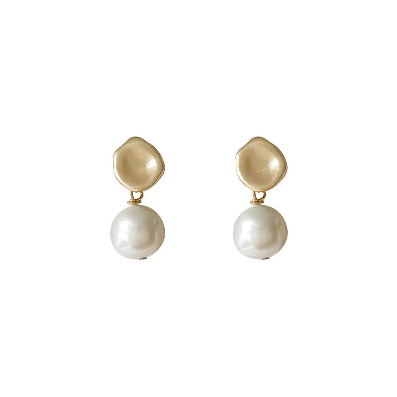 Chic 14K Gold Filled Freshwater Pearl Tassel Earrings