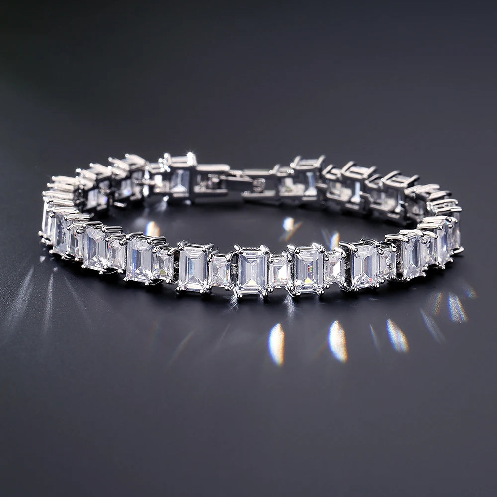 Trendy Zirconia Tennis Bracelets