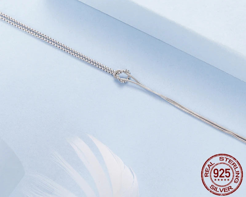 Stylish 925 Sterling Silver Starry Heart Bracelet
