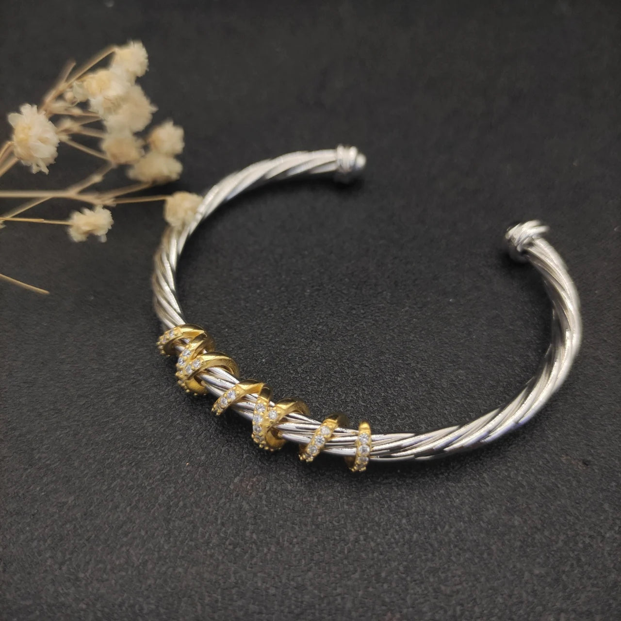 Classic S925 Sterling Silver Round Head Bracelet