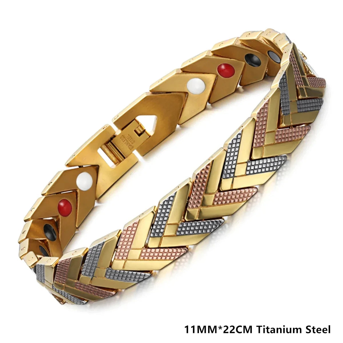 Stylish Titanium Stainless Steel Magnetic Bracelets