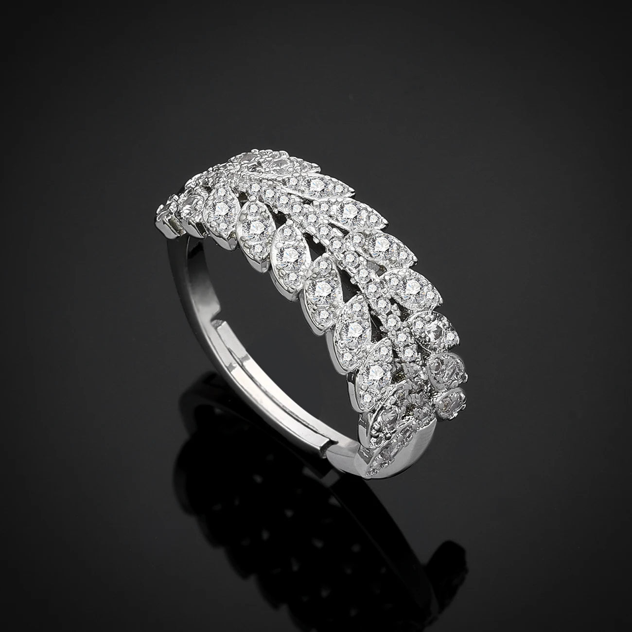 Sparkling 4-Piece Gold-Plated Jewelry Set