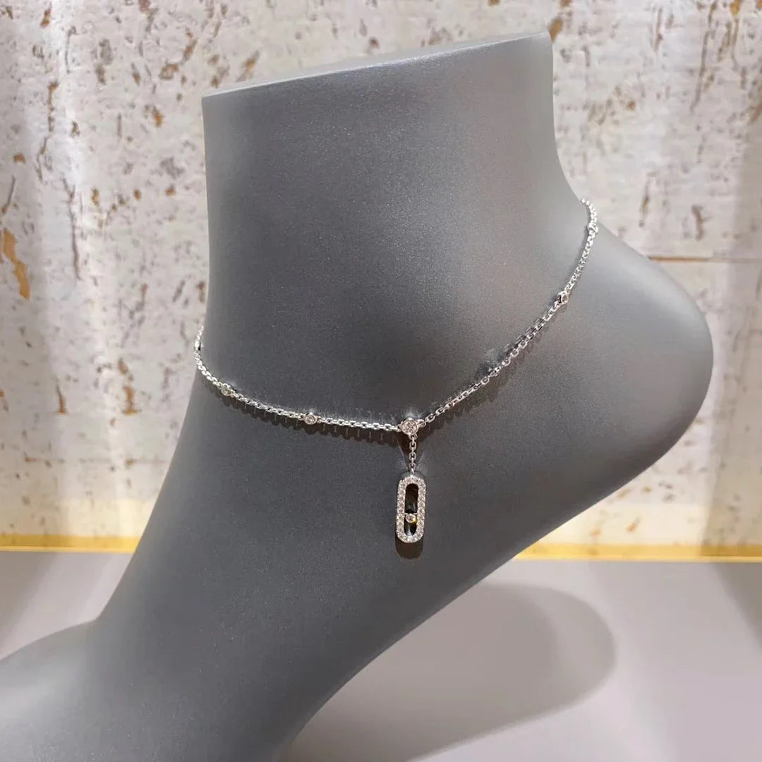 Luxury 925 Sterling Silver Anklet