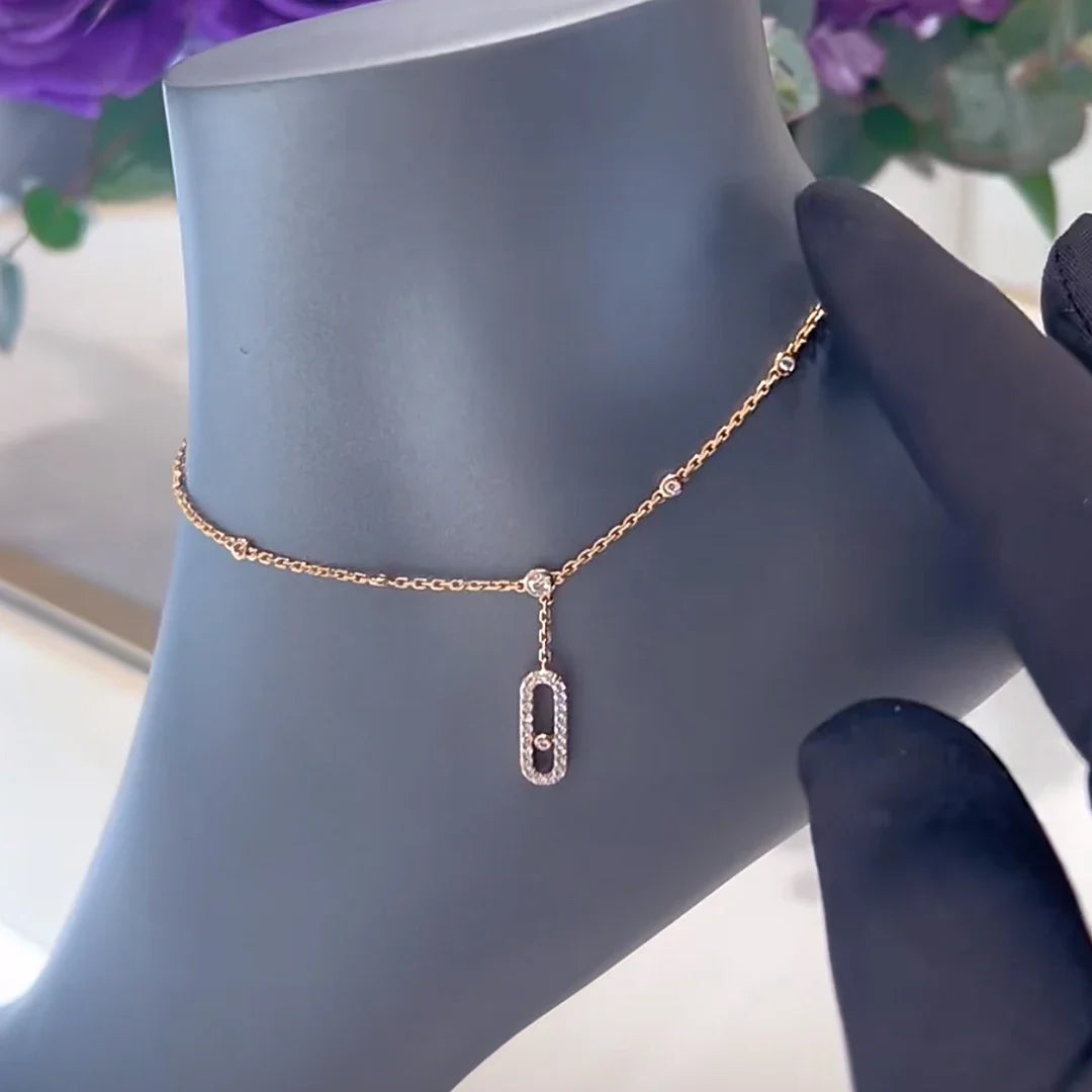 Luxury 925 Sterling Silver Anklet