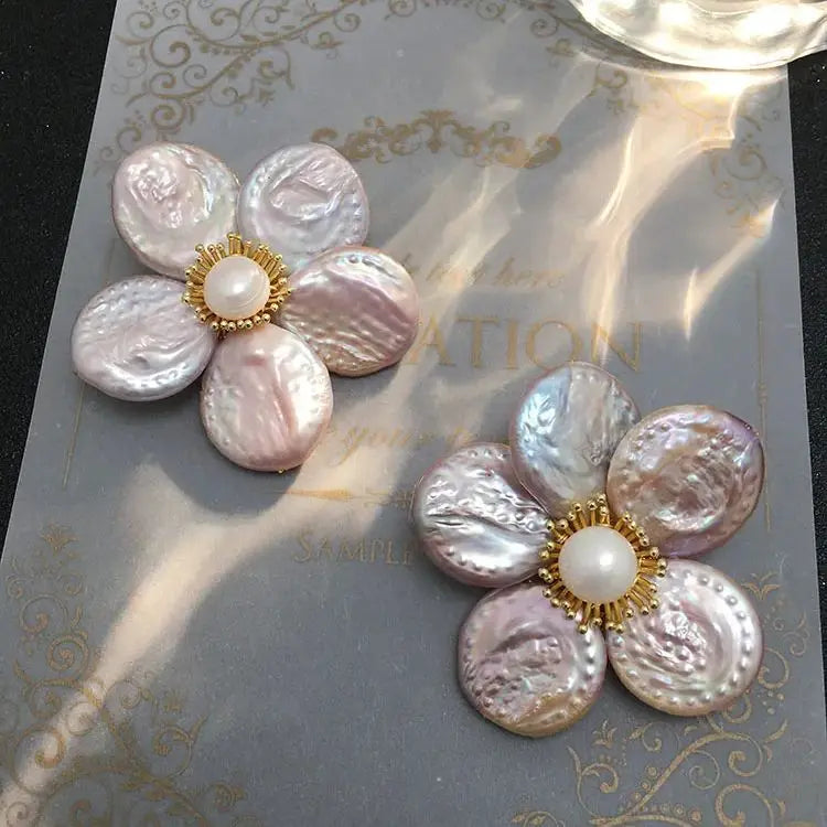 Vintage Natural Pearl Brooche