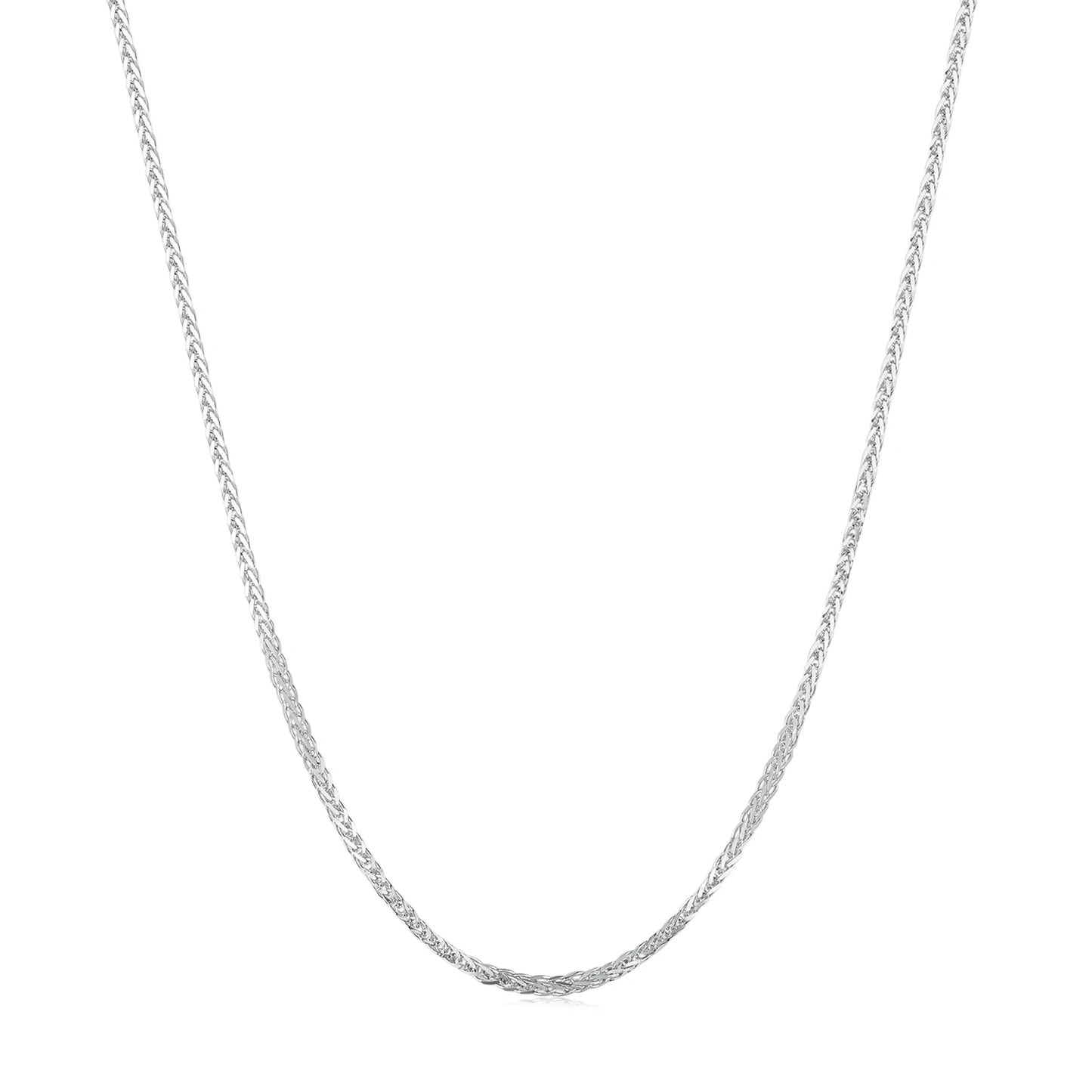 Chic 925 Sterling Silver Stackable Cuban Link Necklace
