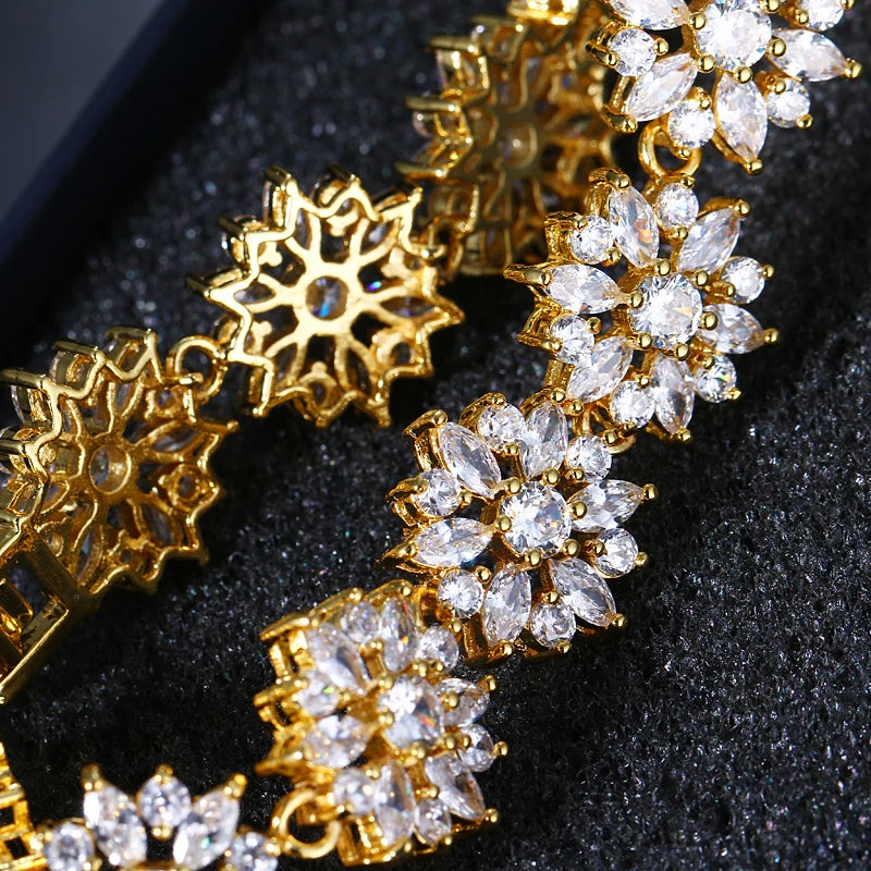 Brilliant Micro Paved Tiny CZ Crystal Bracelet