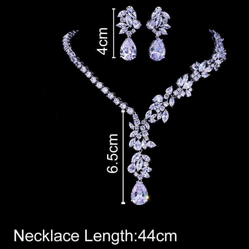 Unique Design Choker Necklace Stud Earrings Jewelry Sets