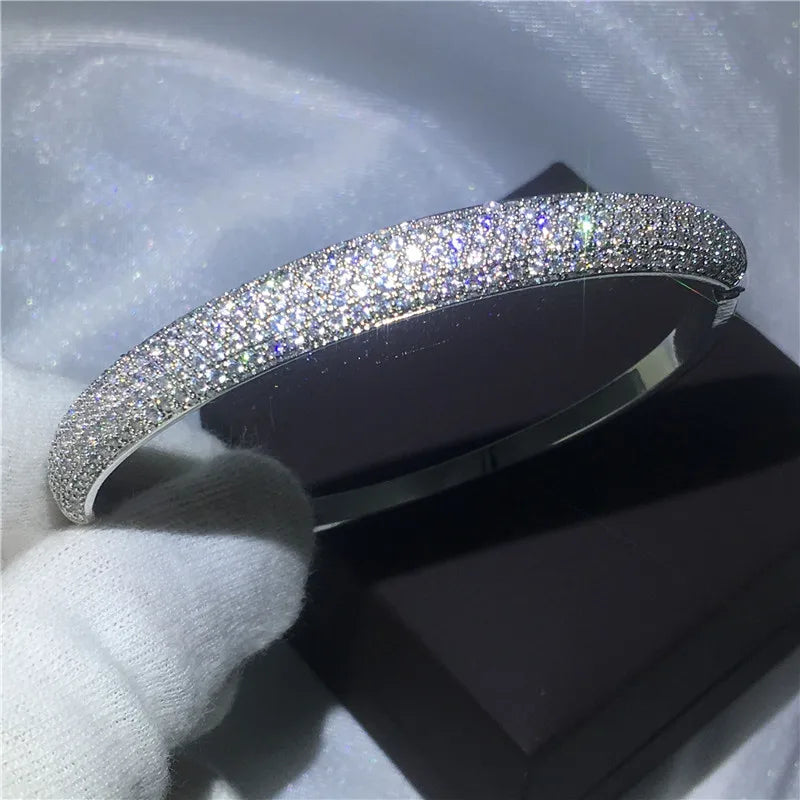 Luxury Pave Setting Cubic Zirconia Bangles