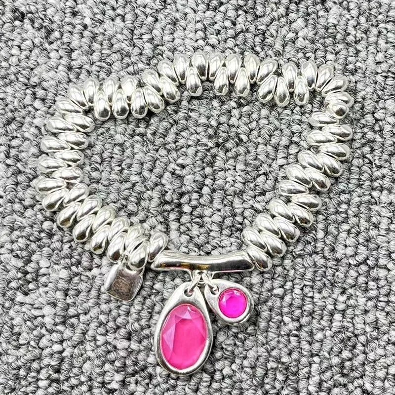Dazzling and Gorgeous Multi-layer Silver Irregular Crystal Bracelet