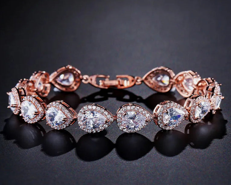 Luxury Water Drop Zirconia Bracelets