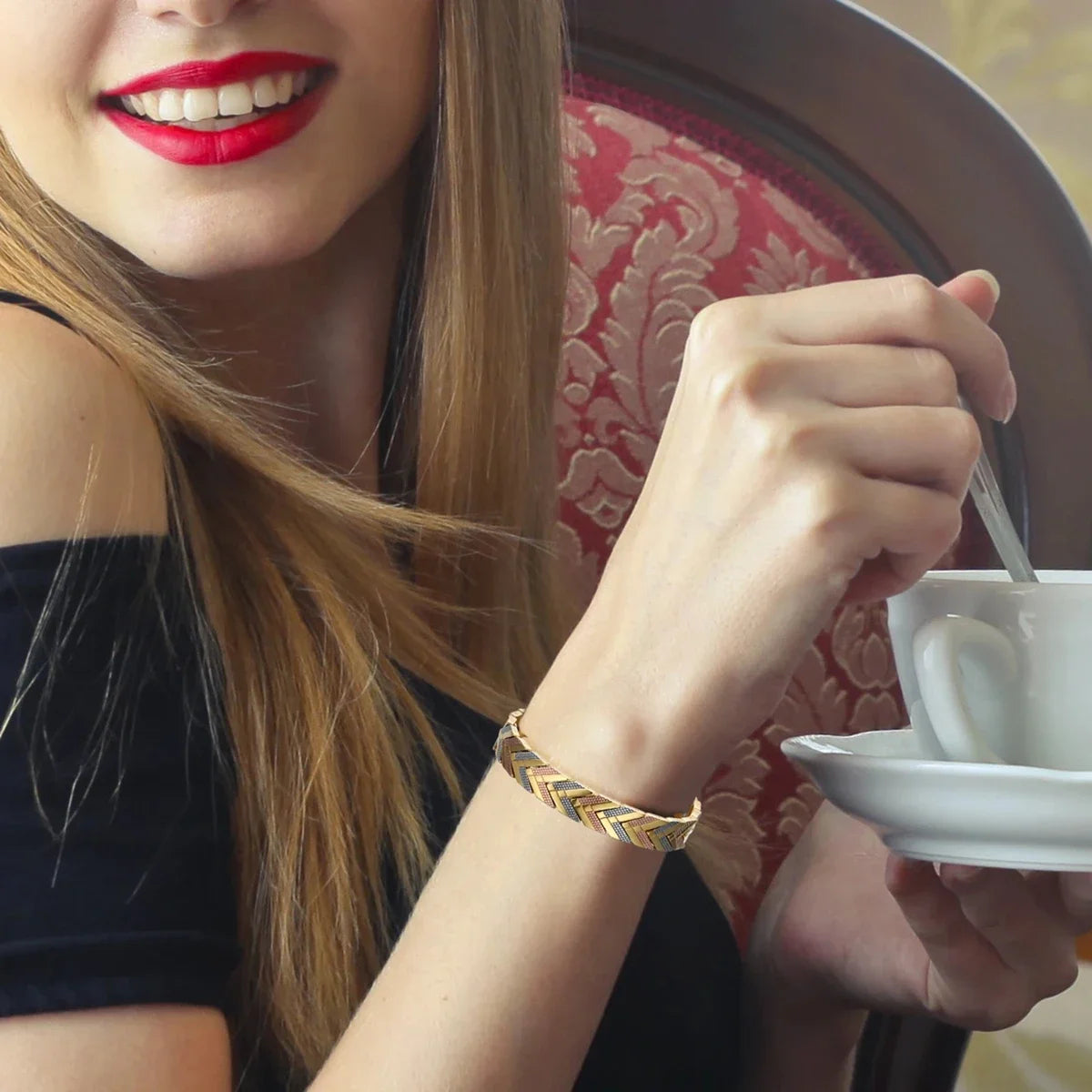 Stylish Titanium Stainless Steel Magnetic Bracelets