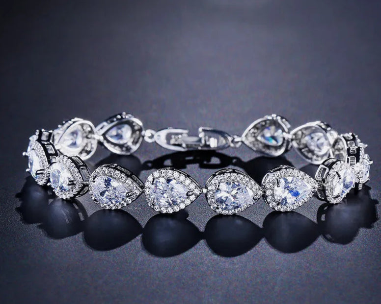 Luxury Water Drop Zirconia Bracelets