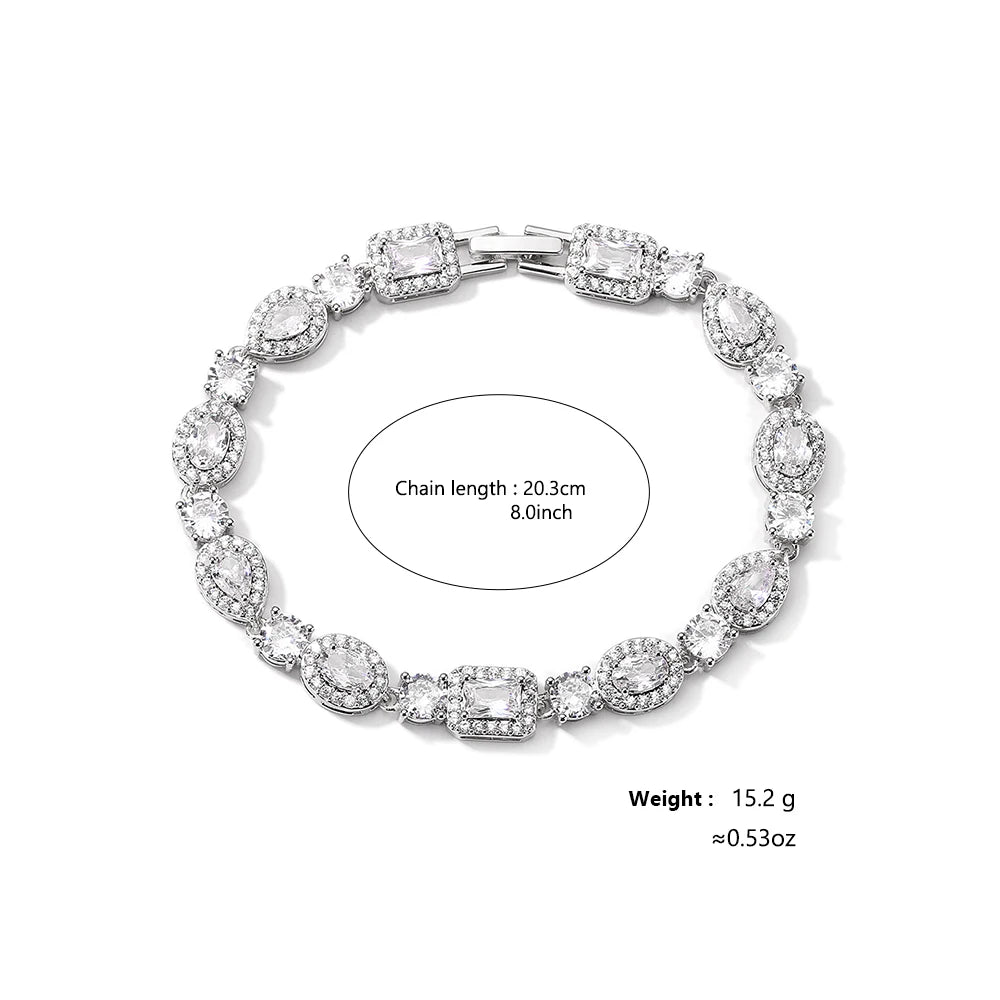 Trendy Zirconia Tennis Bracelets