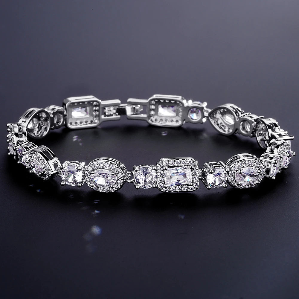 Trendy Zirconia Tennis Bracelets