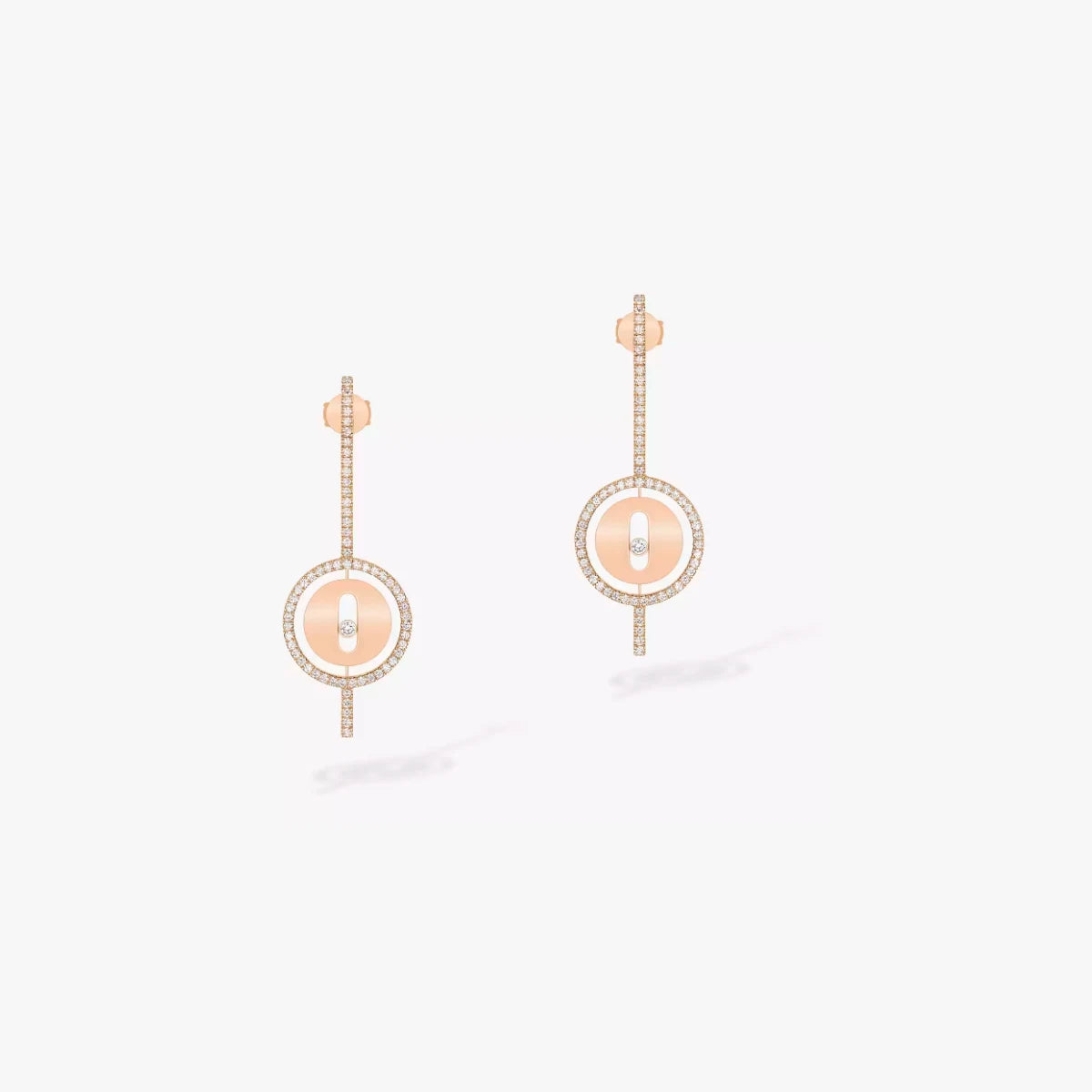 Classic Fashion Round Pendant 925 Silver Earrings