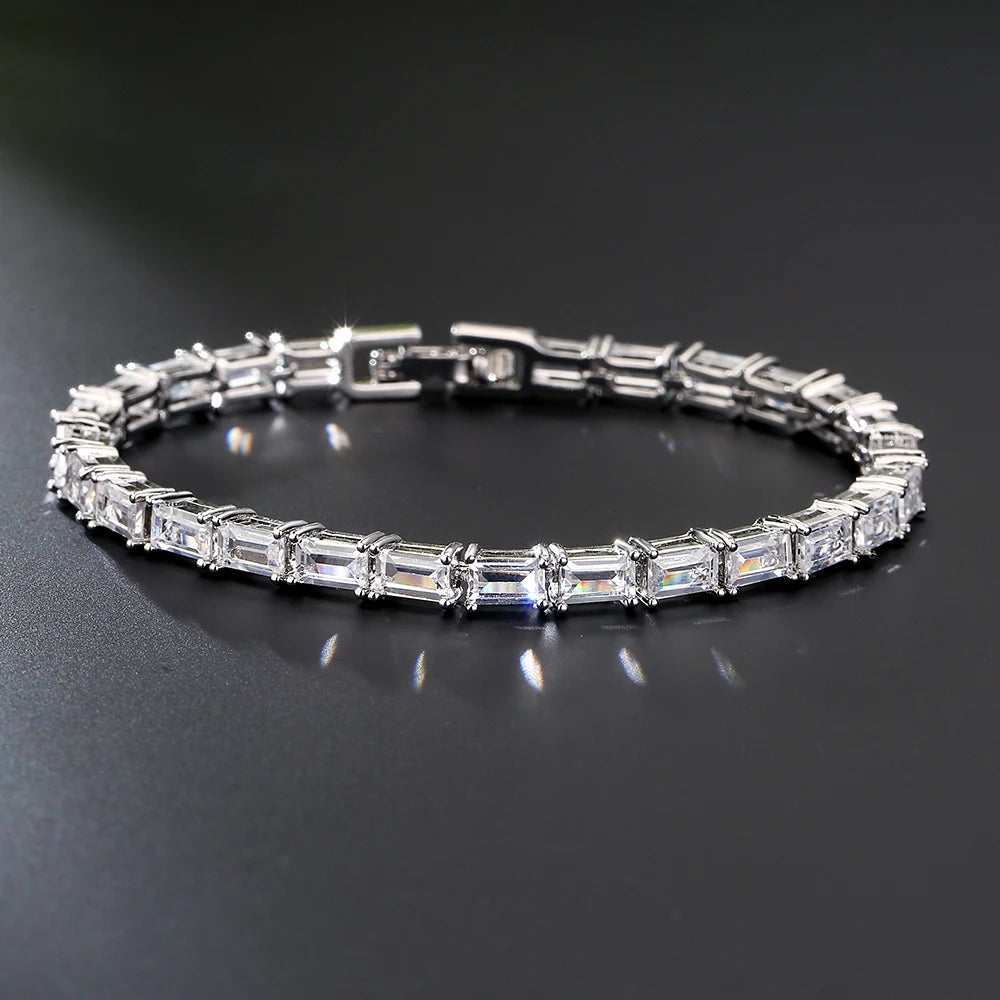 Trendy Zirconia Tennis Bracelets