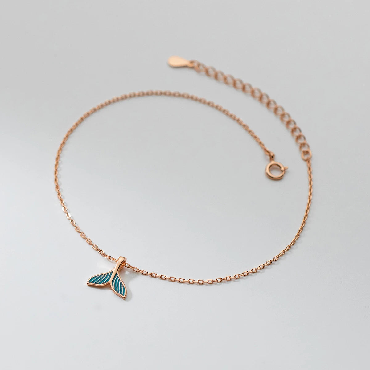 Minimalist Mermaid Tail Anklet