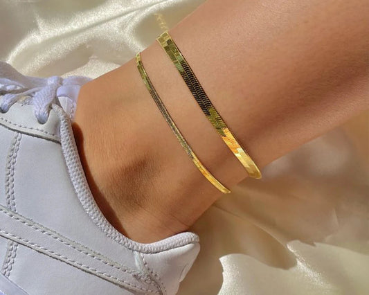 Timeless Stainless Steel Not Allergic Snake Chain Anklet