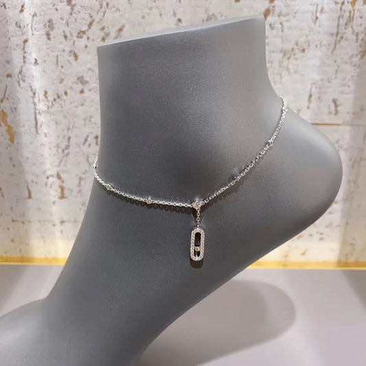 Luxury 925 Sterling Silver Anklet