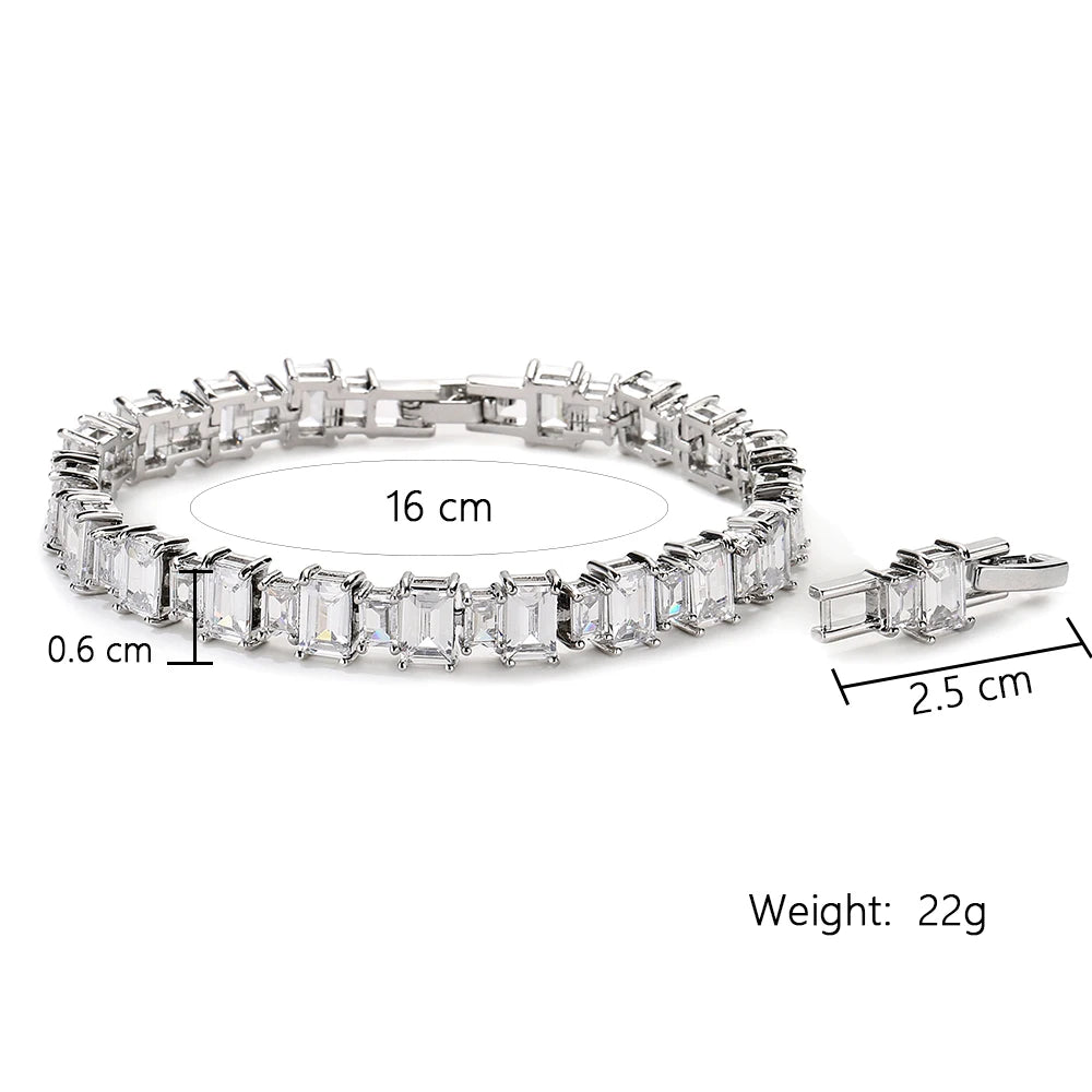 Trendy Zirconia Tennis Bracelets