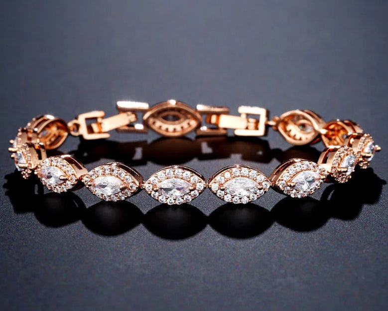 Luxury Water Drop Zirconia Bracelets