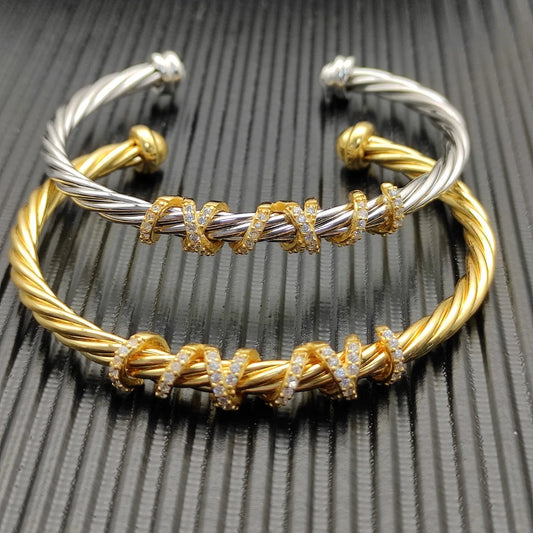 Classic S925 Sterling Silver Round Head Bracelet